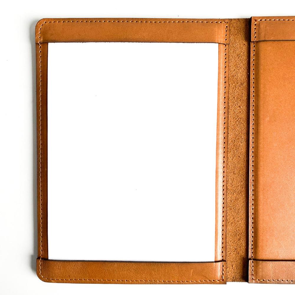 A5 Menu cover - hard back - one pager design.