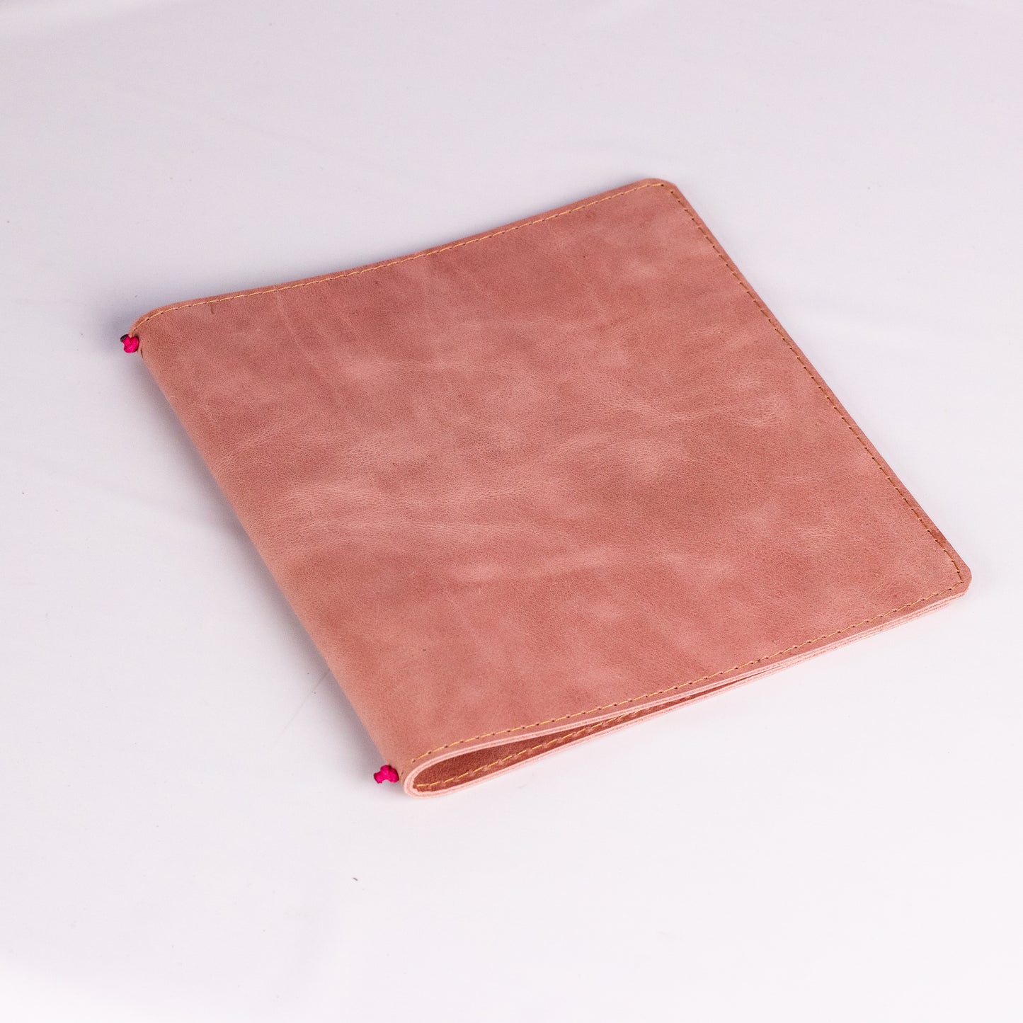 Leather menu cover - A5 Square with elastic