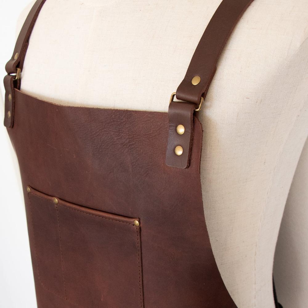 Chef's Leather Apron- Brown