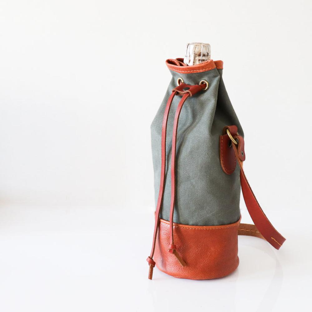 Wine Bag - Single bottle- Grey