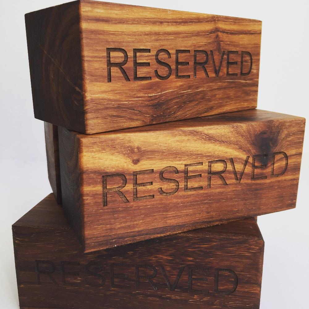 Reserved signs