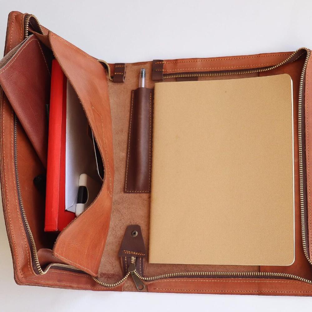 Leather Notebook Cover A4