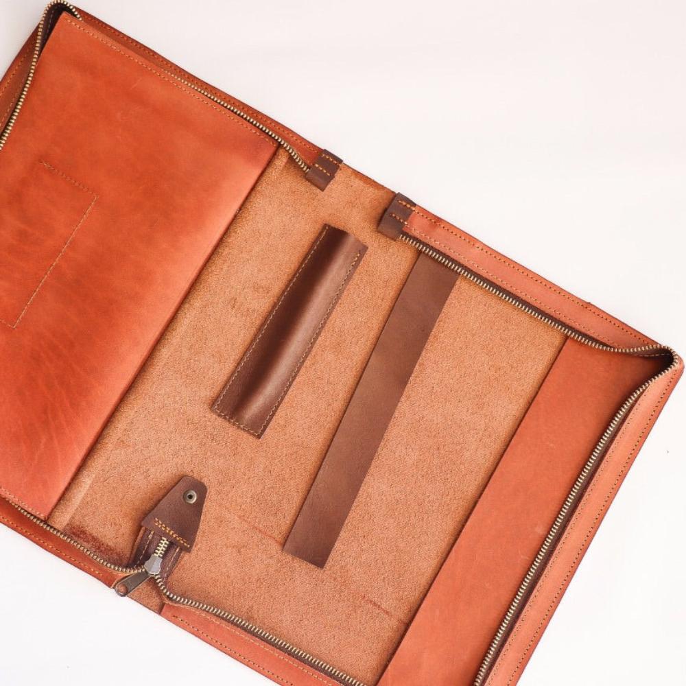 Leather Notebook Cover A4