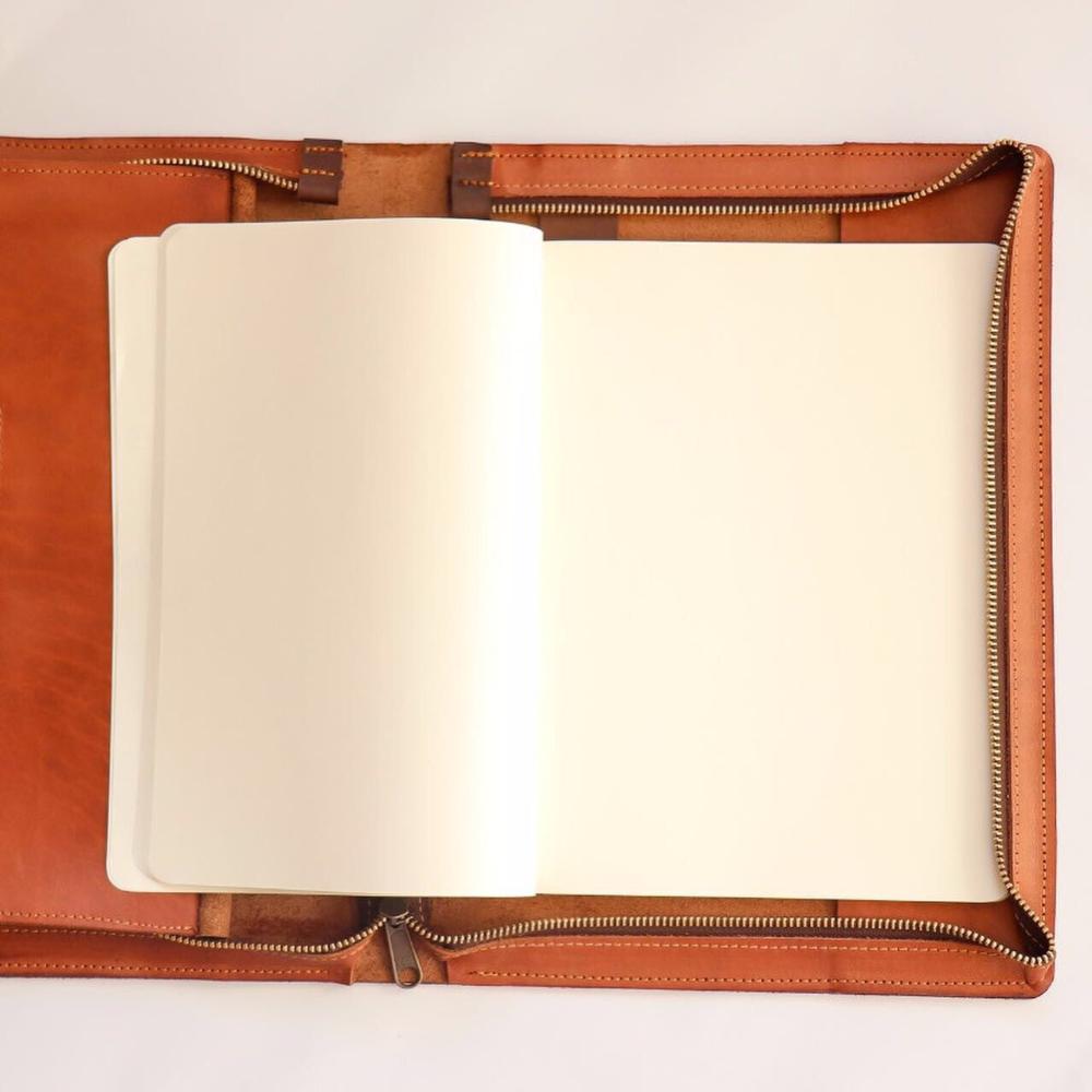 Leather Notebook Cover A4