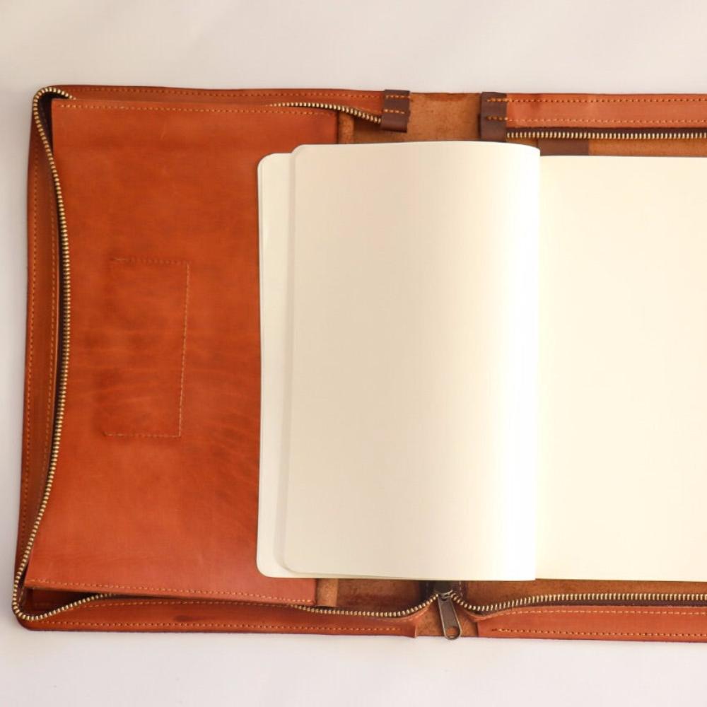 Leather Notebook Cover A4
