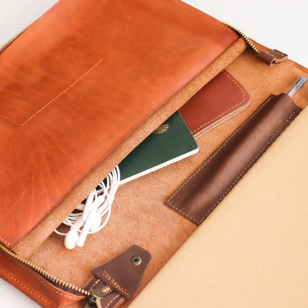 Leather Notebook Cover A4