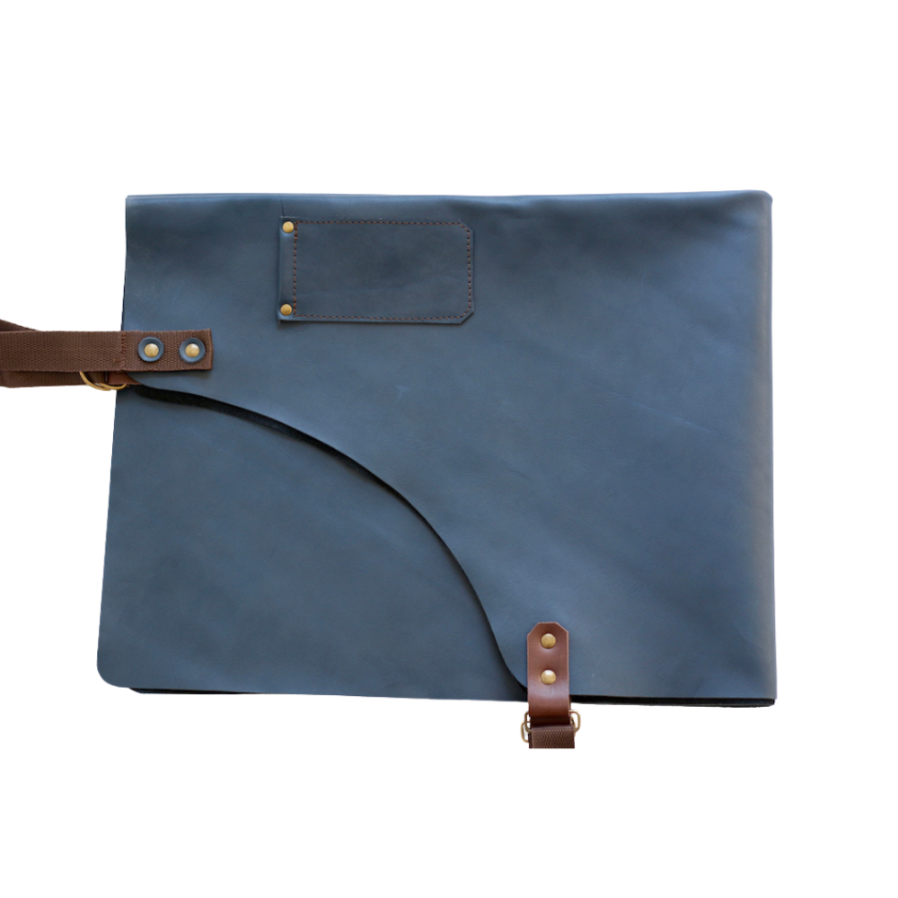 Leather Apron - Navy