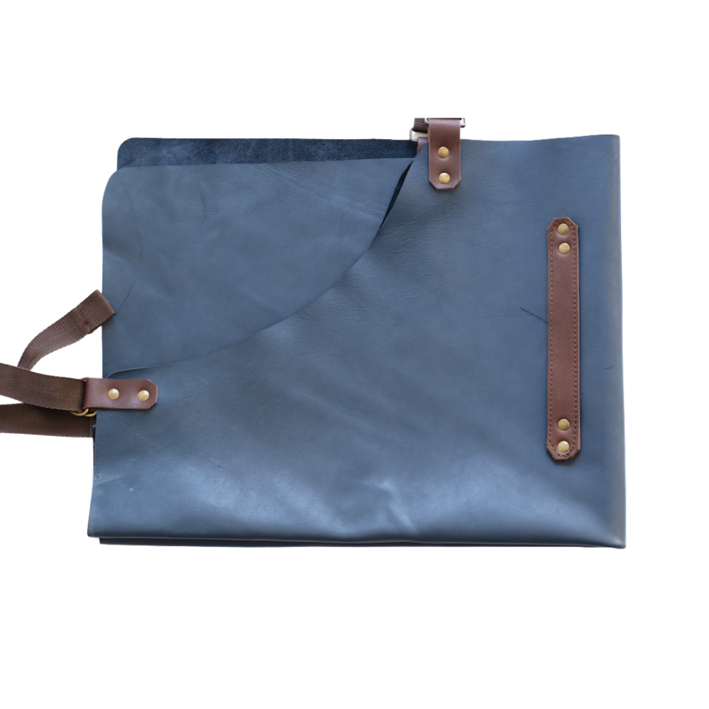 Leather Apron - Navy