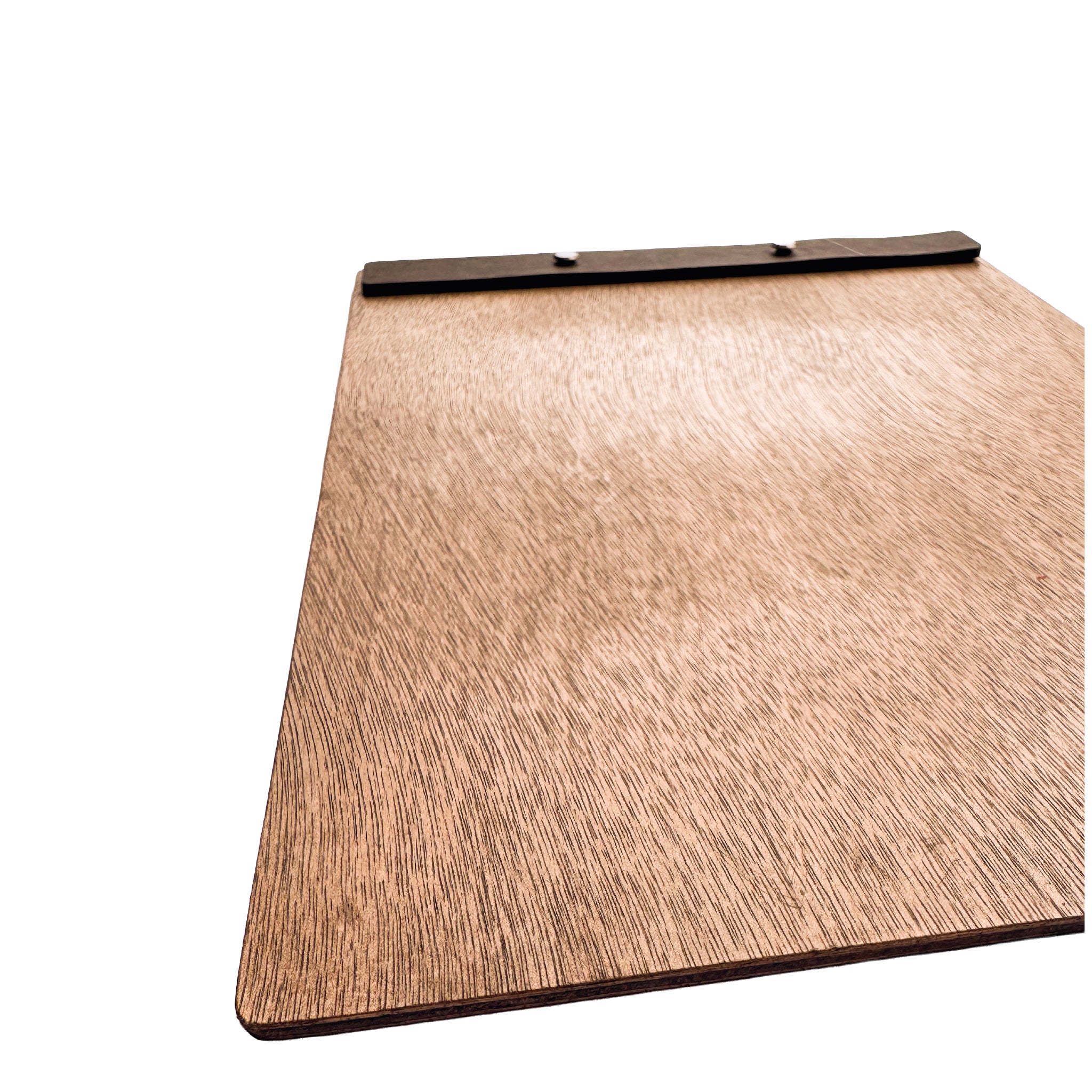 Wooden Menu Board with leather strip