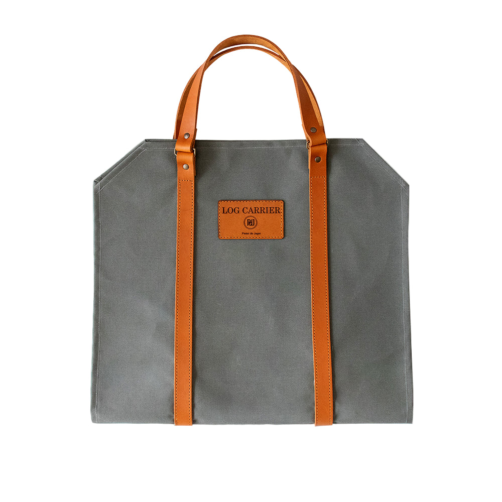 Log Carrier -  Wax Coated Grey