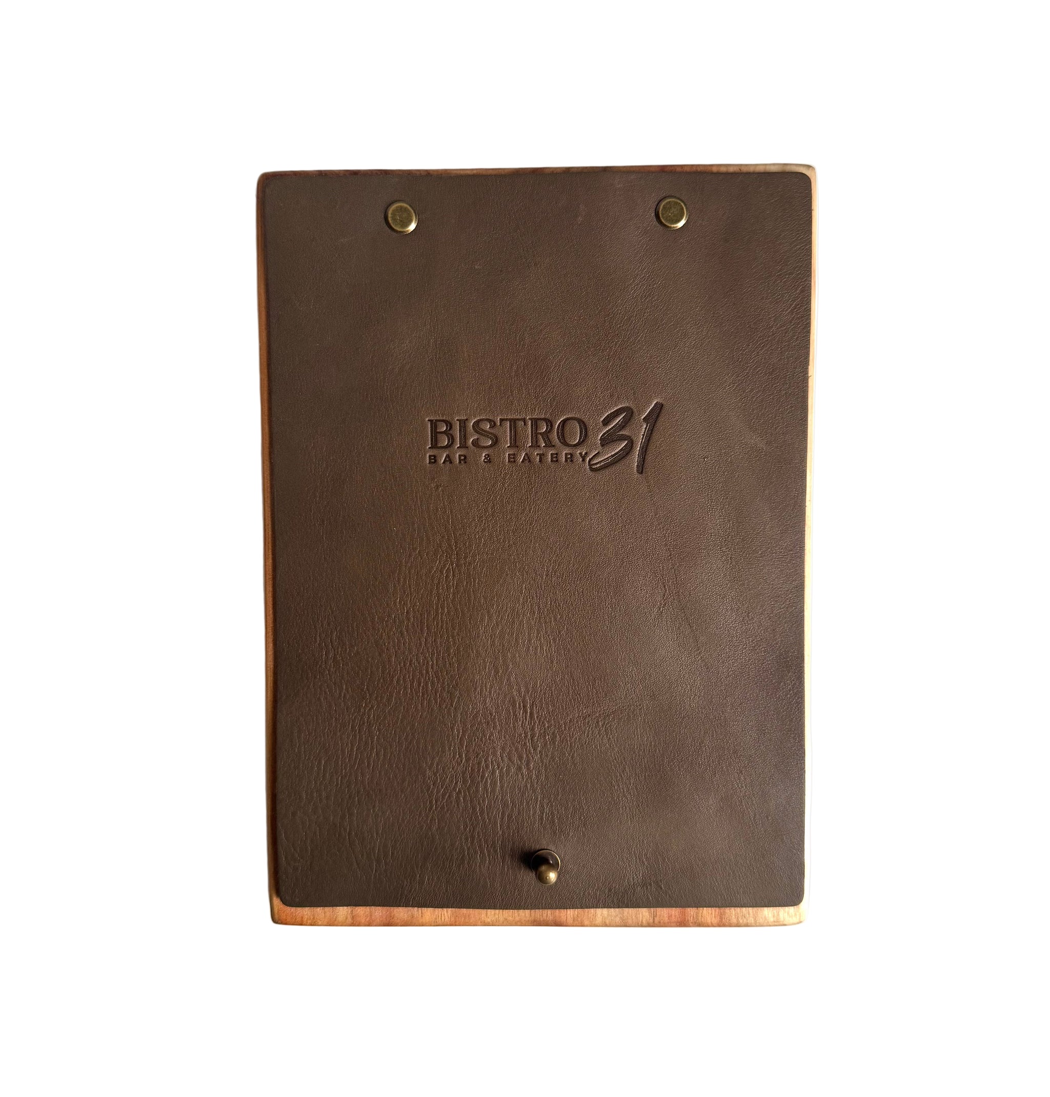 Wood & Leather Menu - Oak