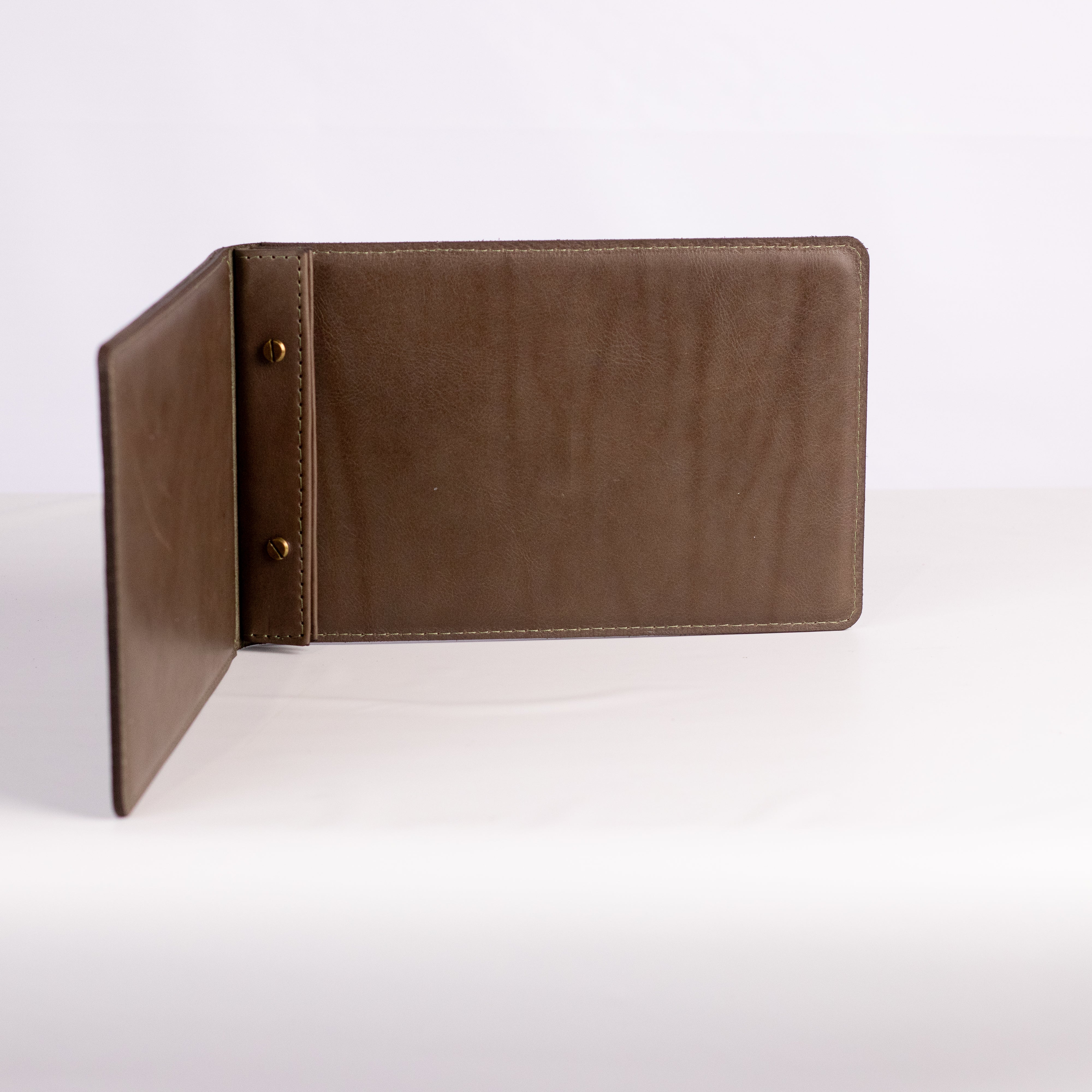 A5 Leather menu cover - Landscape