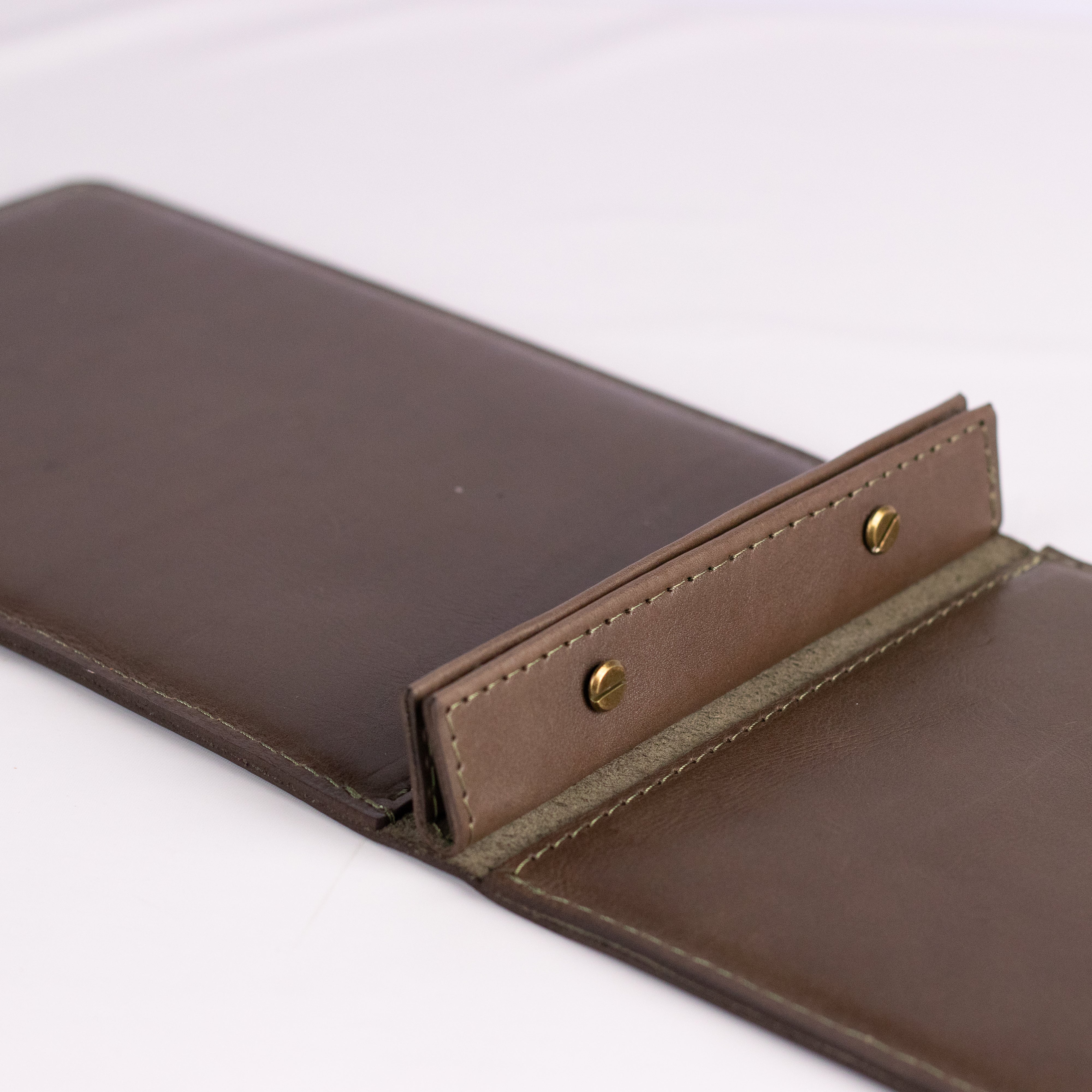 A5 Leather menu cover - Landscape