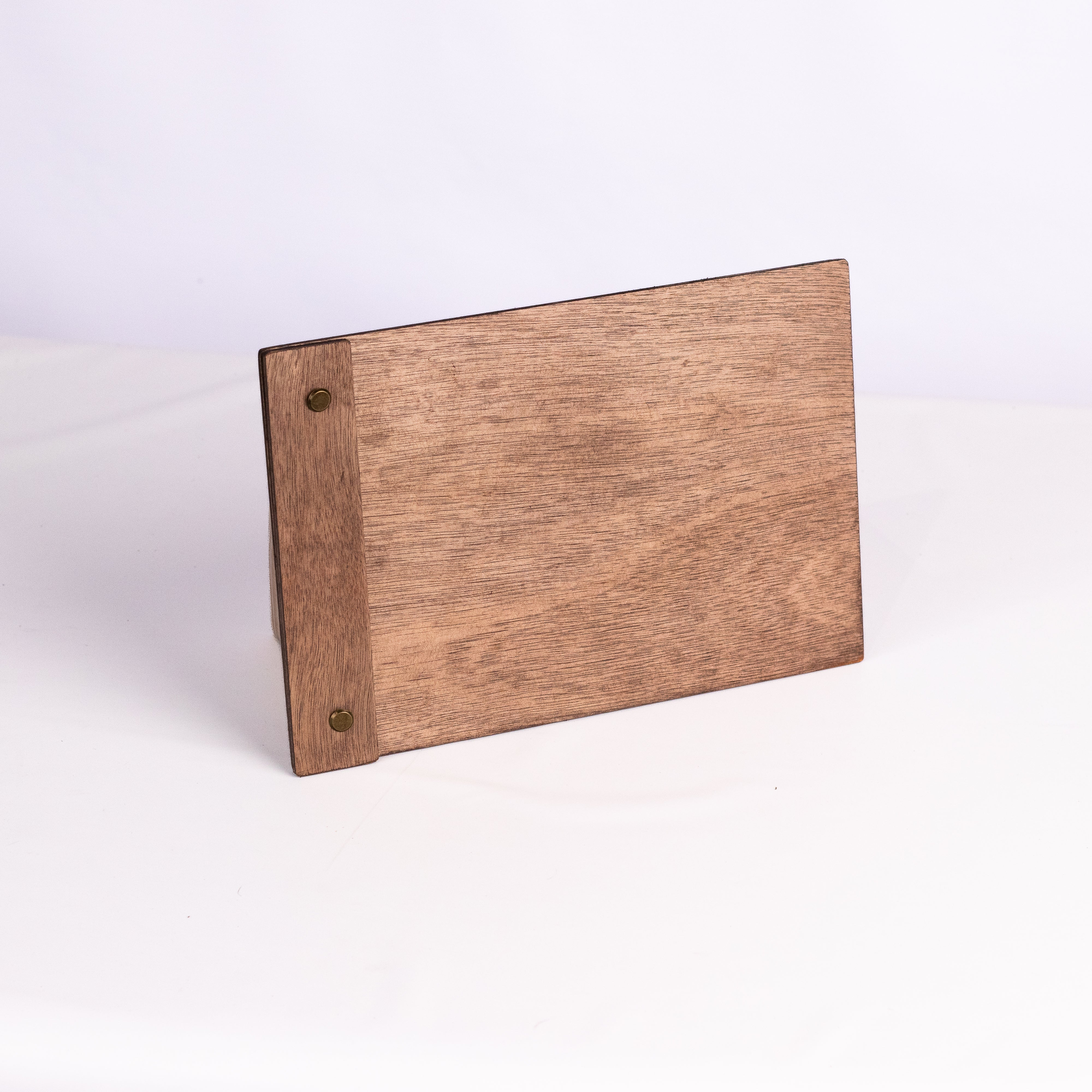 A5 Wooden menu cover
