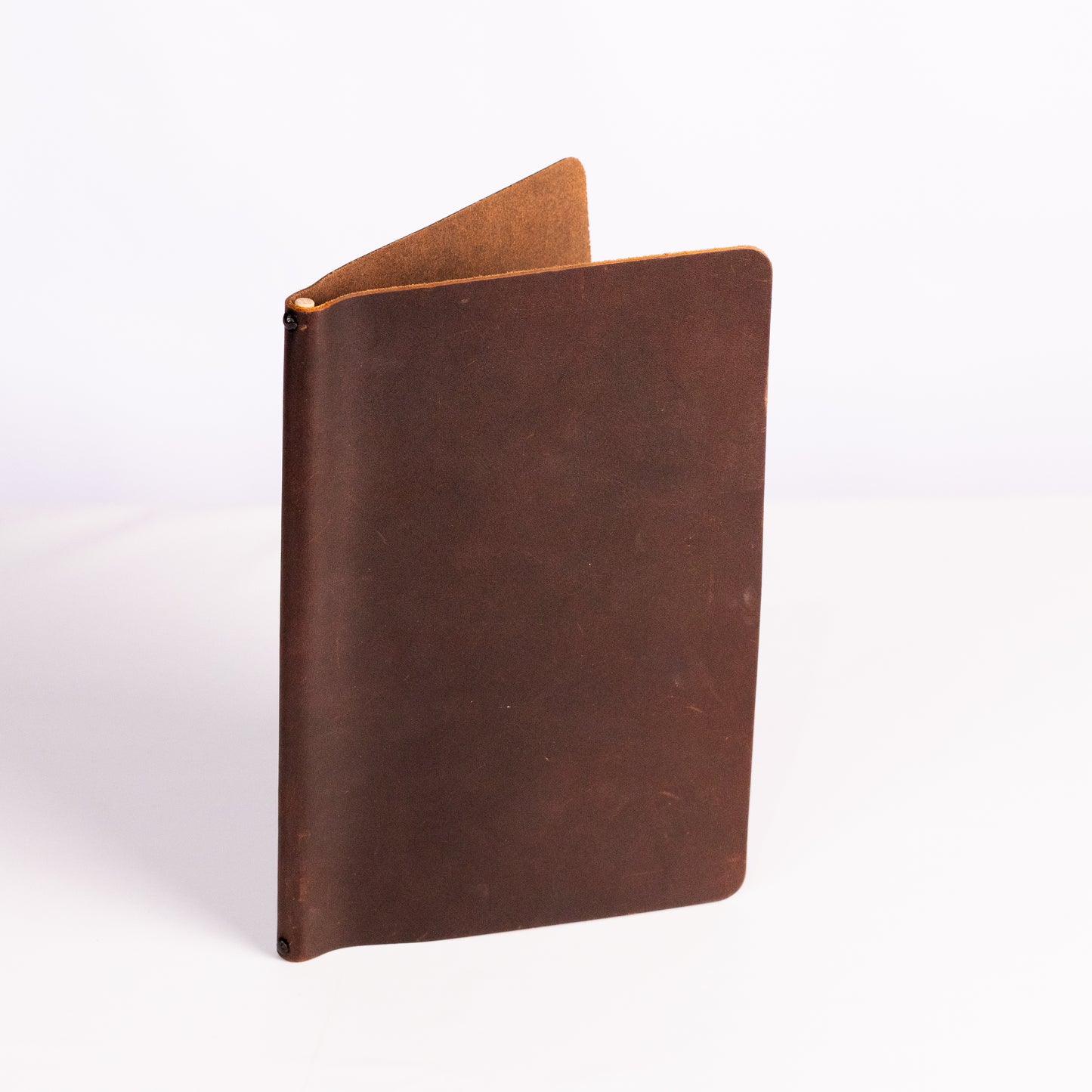 A5 Leather menu cover with Wooden rod