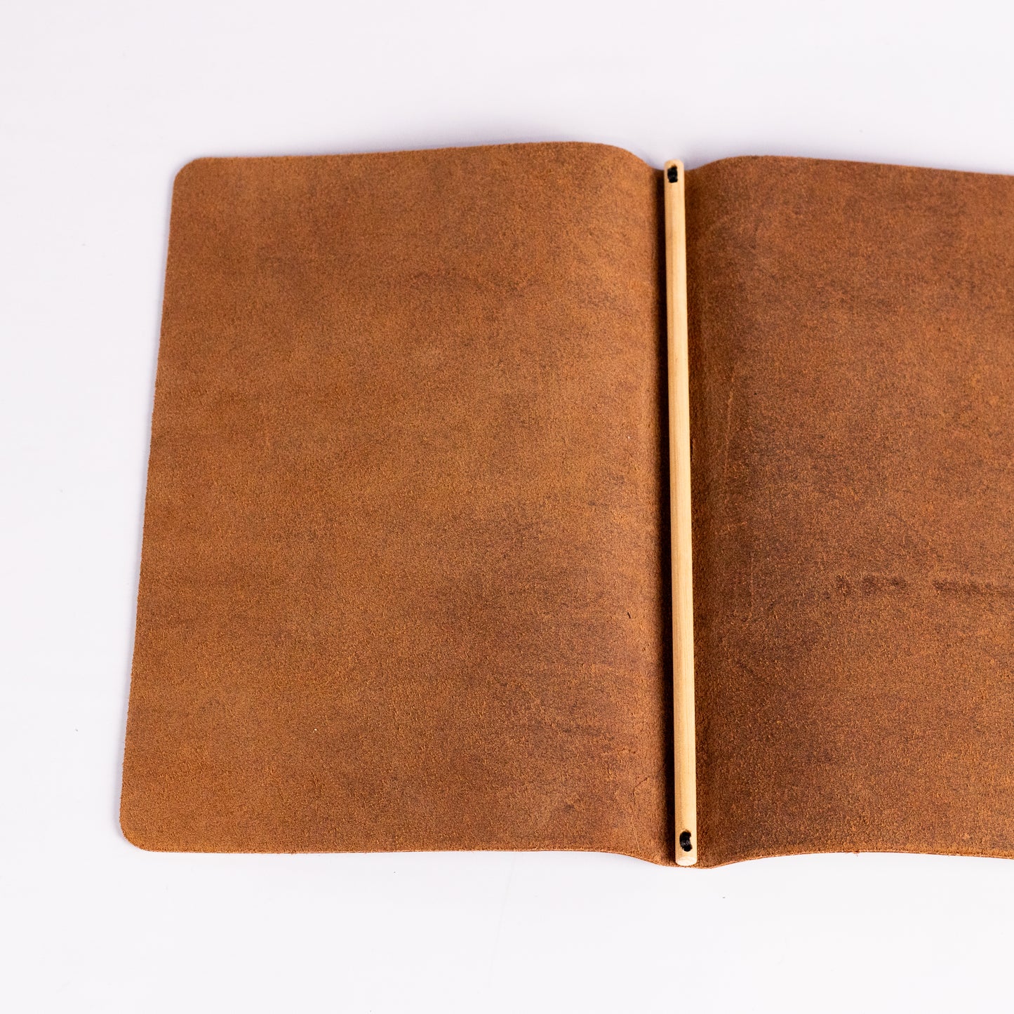 A5 Leather menu cover with Wooden rod
