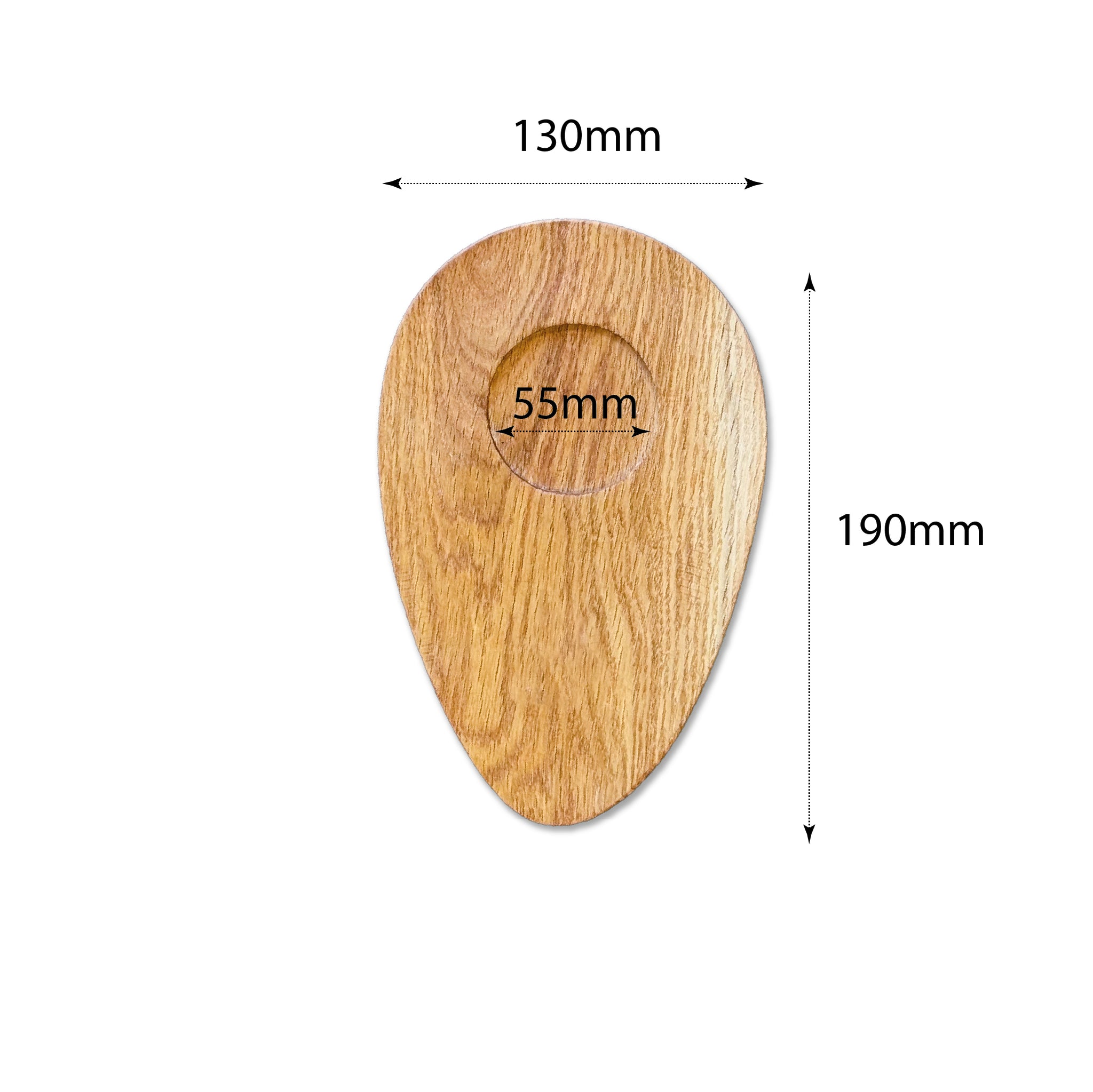 Wooden Saucers set of 2