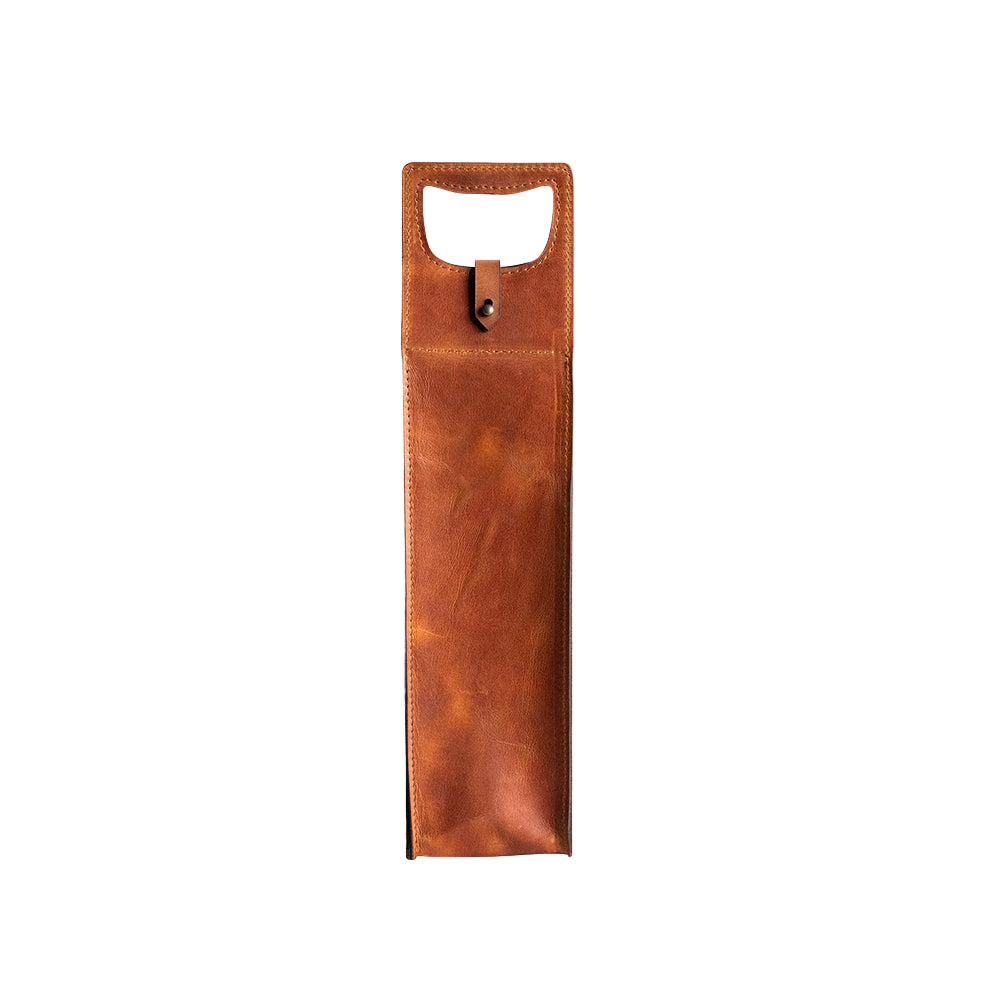 Leather Wine Carrier – Single Bottle