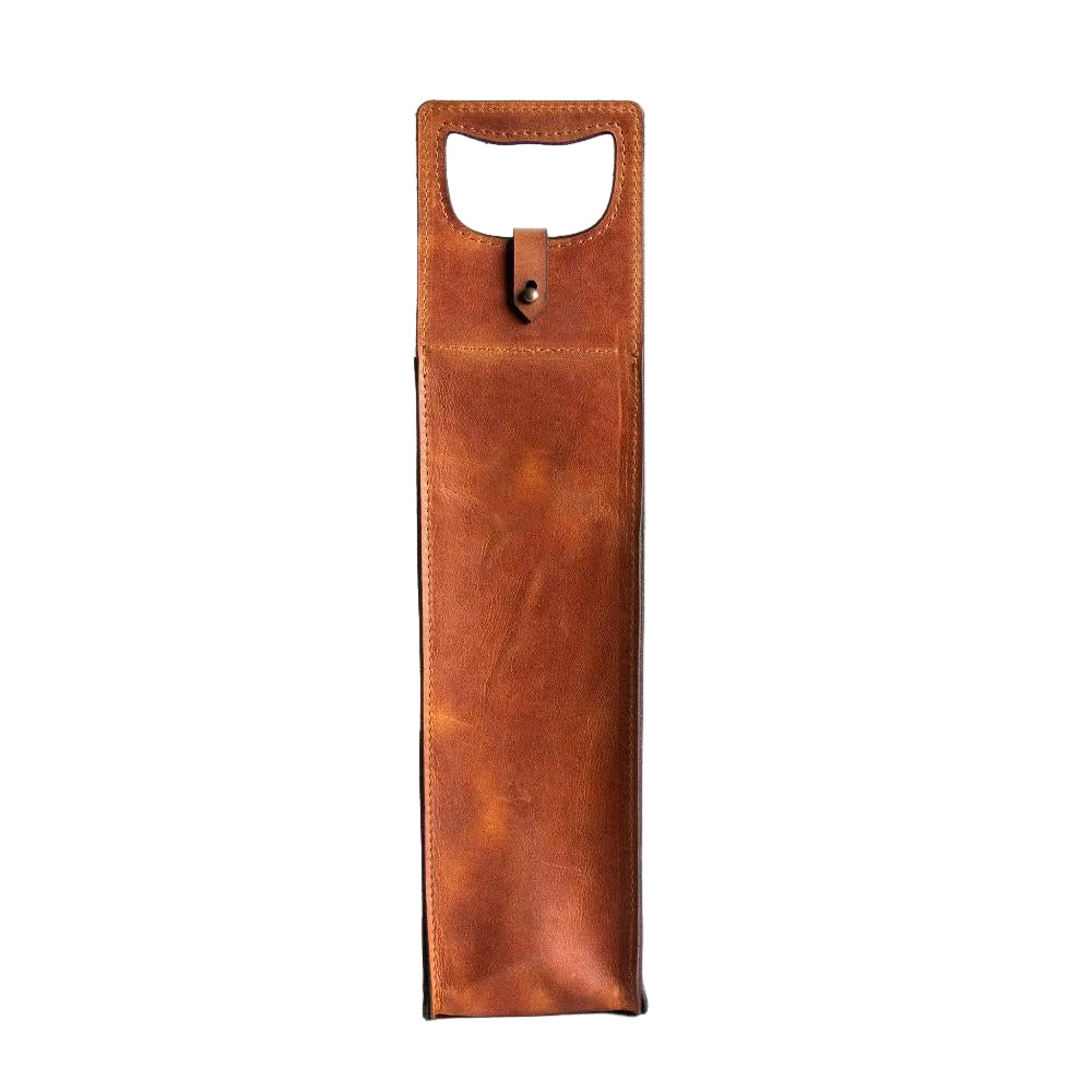 Leather Wine Carrier – Single Bottle