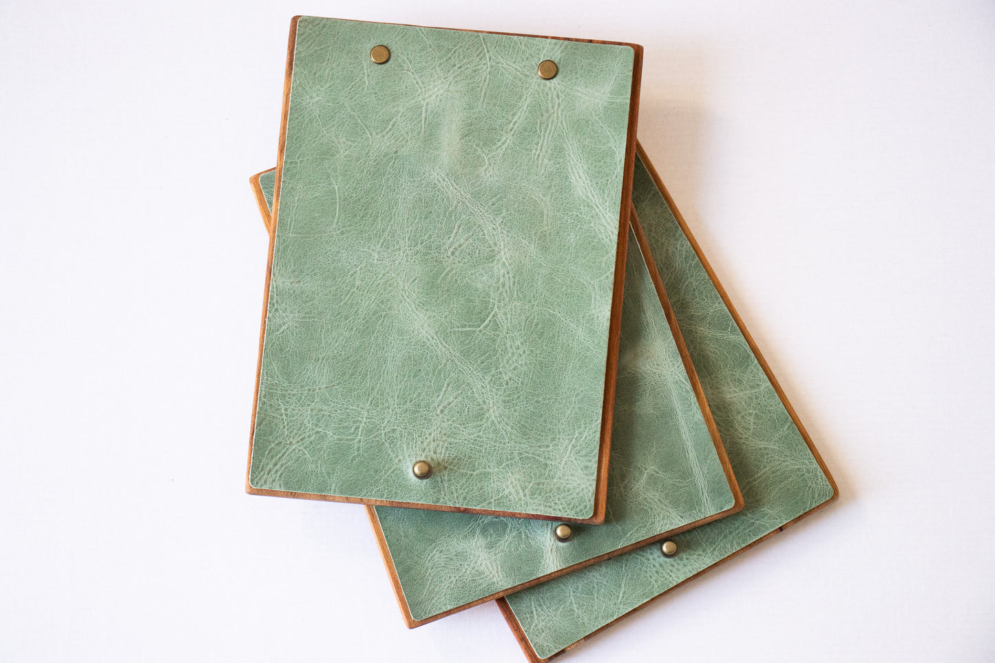 A5 Menu cover - Sage green