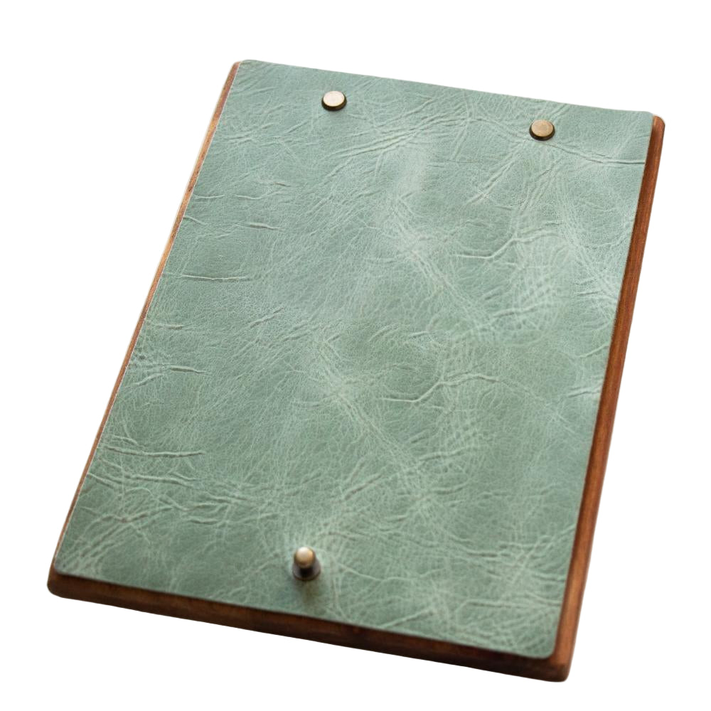 Wood & Leather Menu - Oak