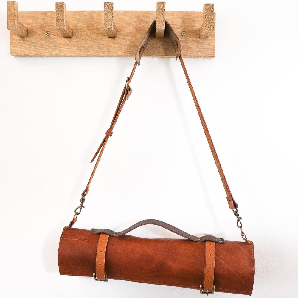 Leather knife bag - Tan