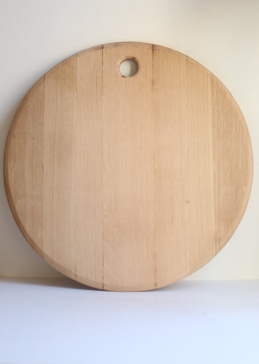 Cheese Board - Round, Reclaimed French Oak