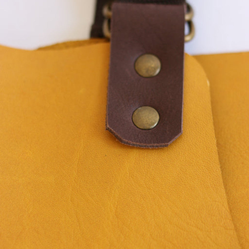 Mustard Leather Apron