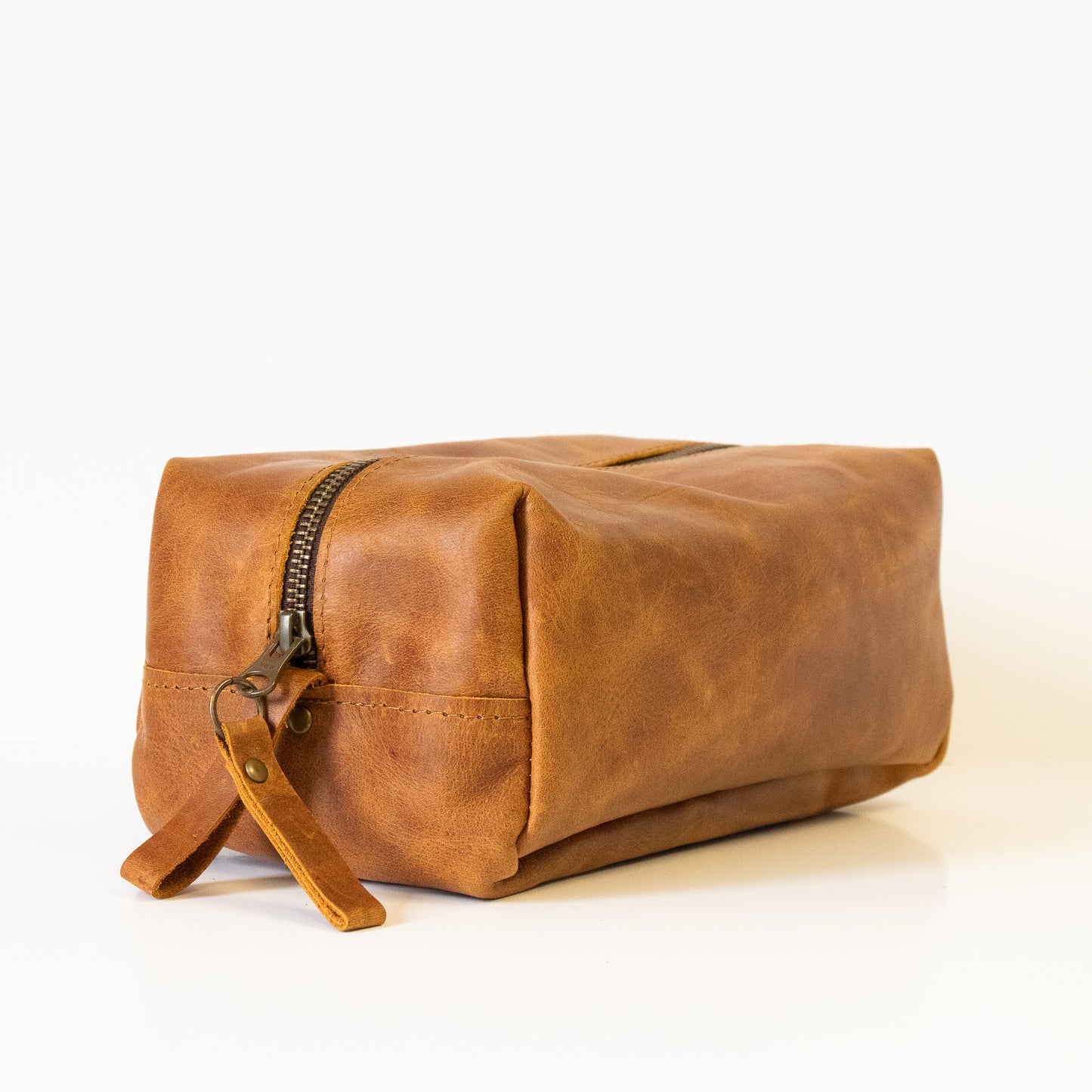 Leather toiletry bags