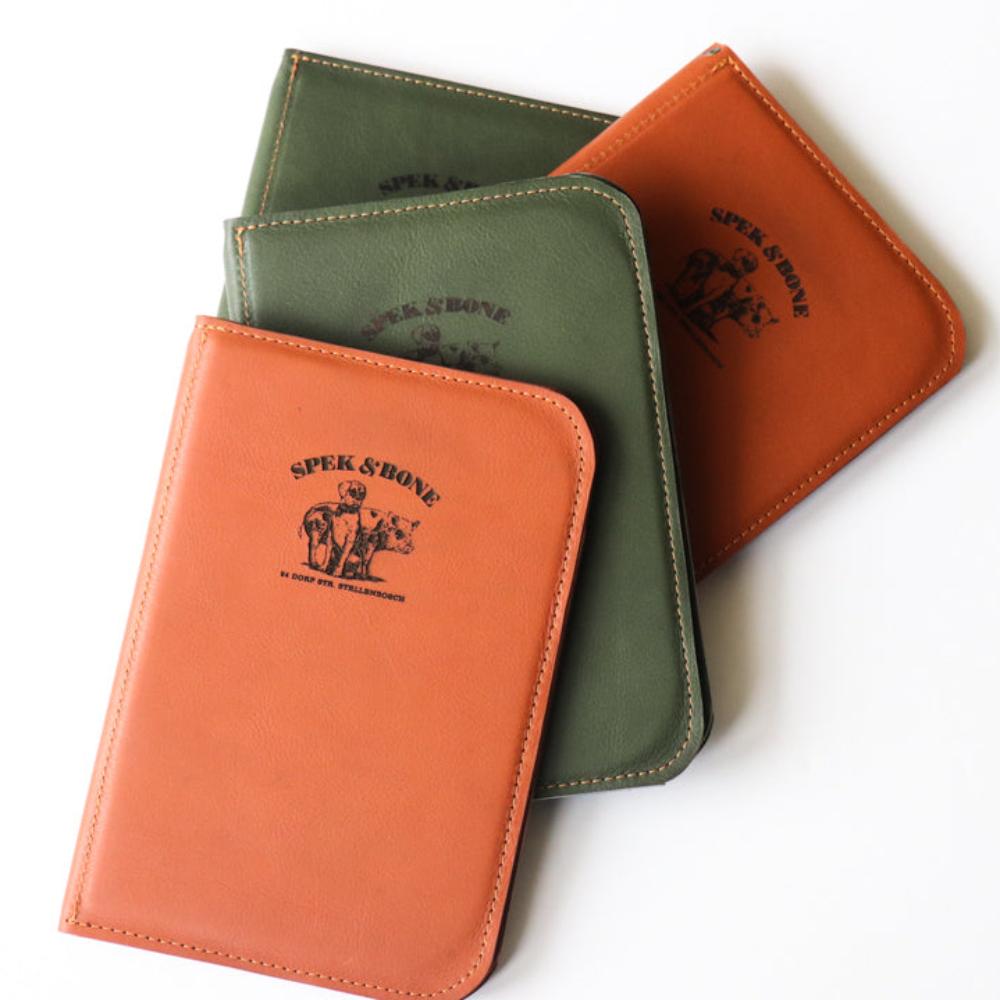 Leather Menu Cover with leather string