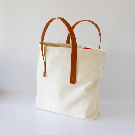 Canvas and leather shopping bags – Pieter De Jager