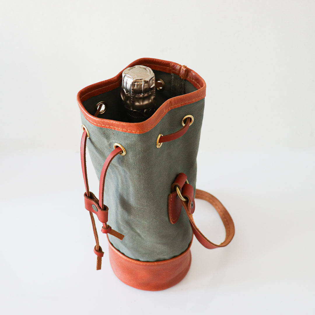 Wine Bag - Single bottle- Grey