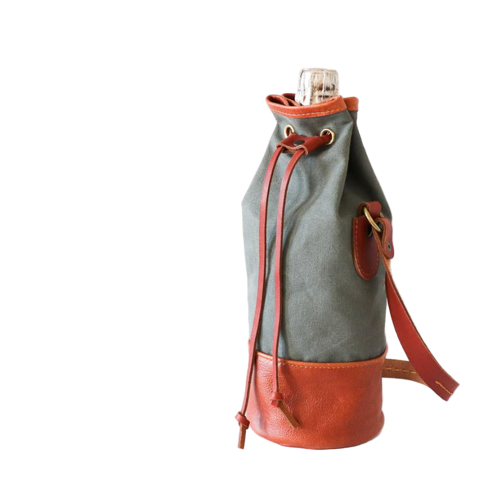 Single Bottle Wine Bag - Grey
